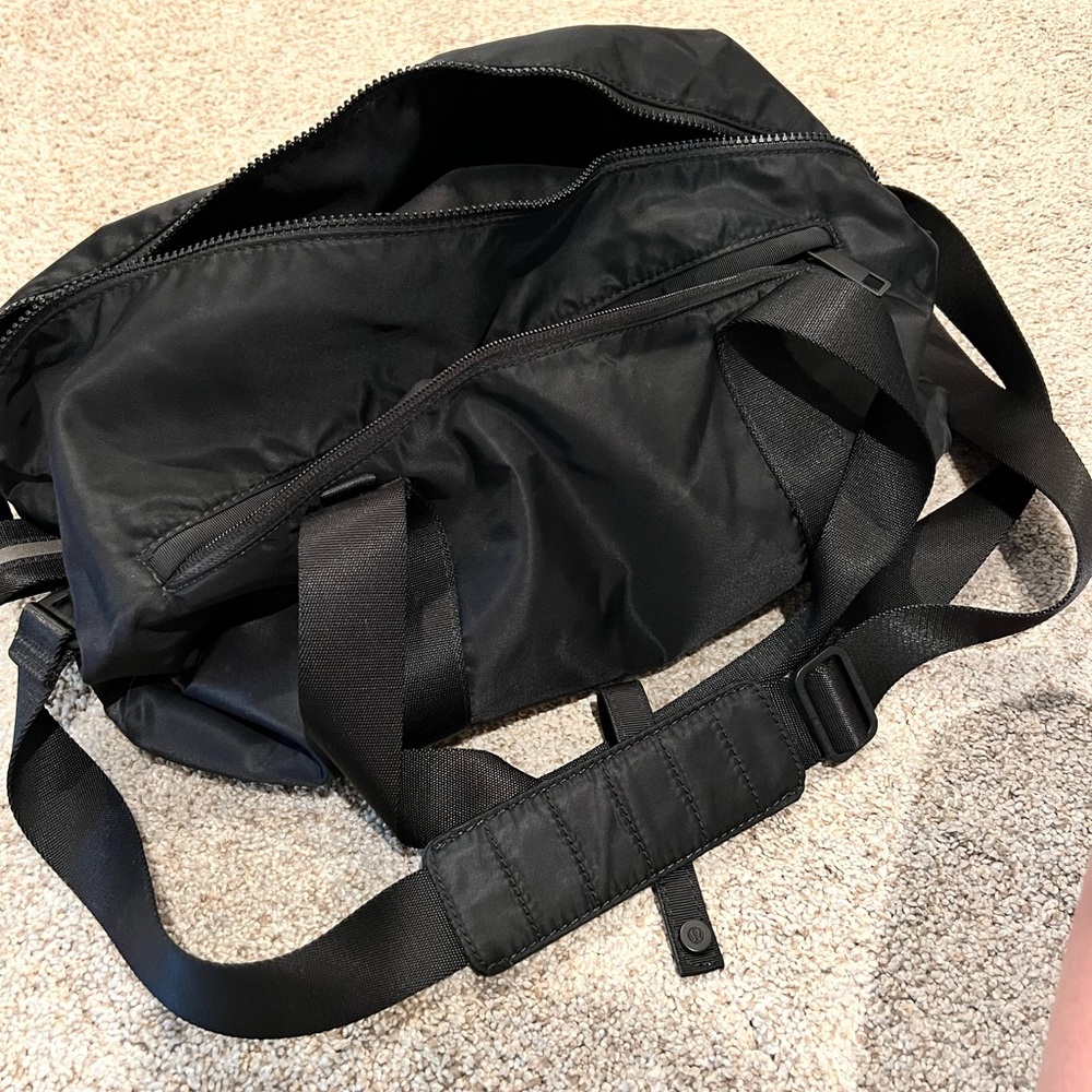 Black Lululemon Workout Duffel